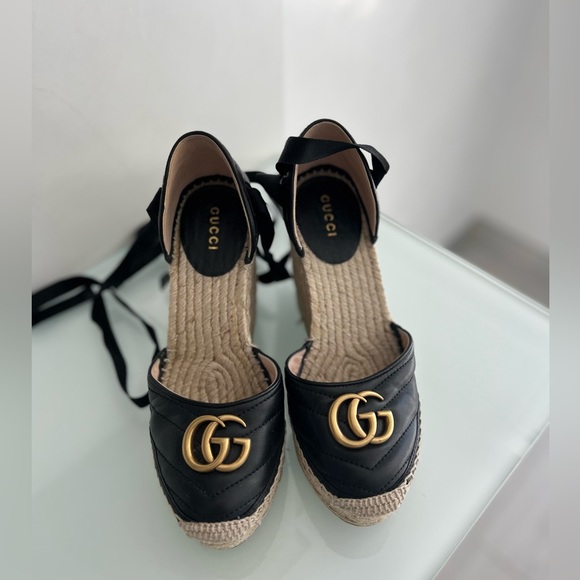 Gucci Leather platform espadrille - Picture 2 of 3